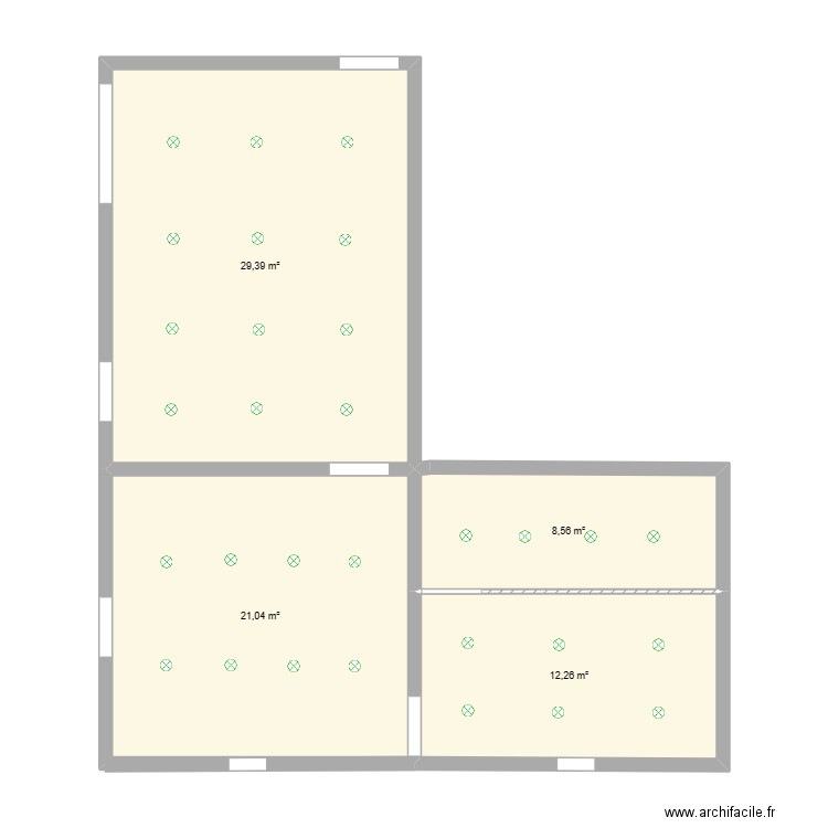 SPOTS. Plan de 0 pièce et 0 m2