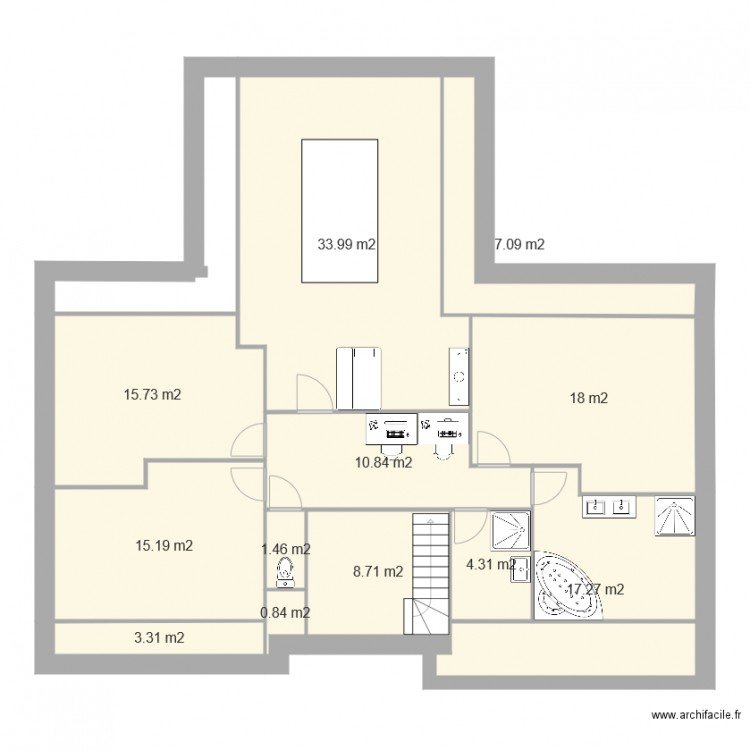 plan maisonneuve etage4. Plan de 0 pièce et 0 m2