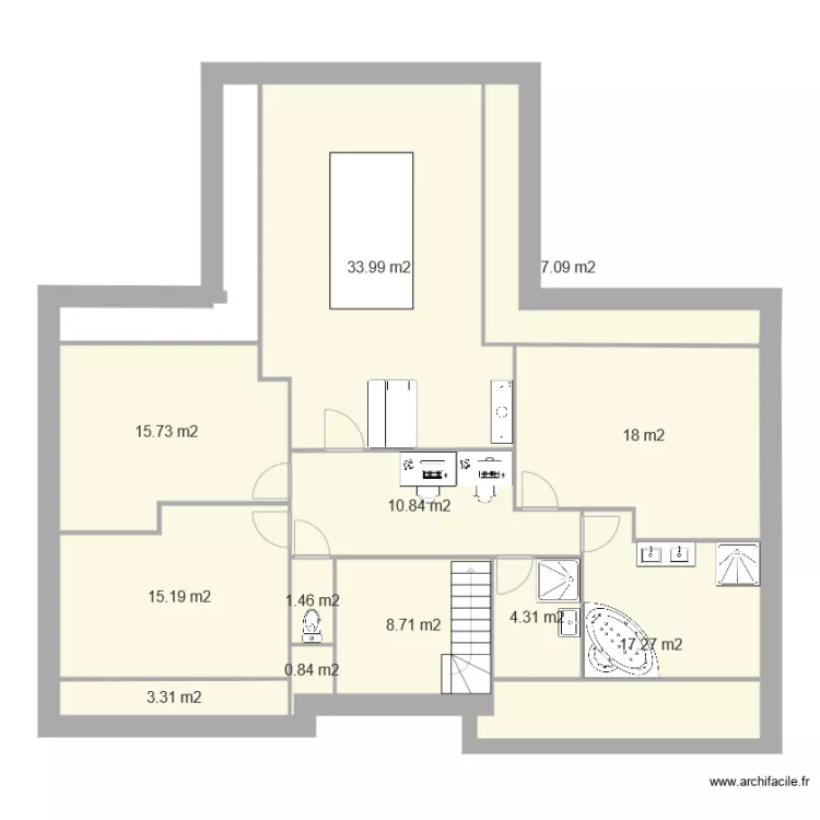 plan maisonneuve etage4. Plan de 