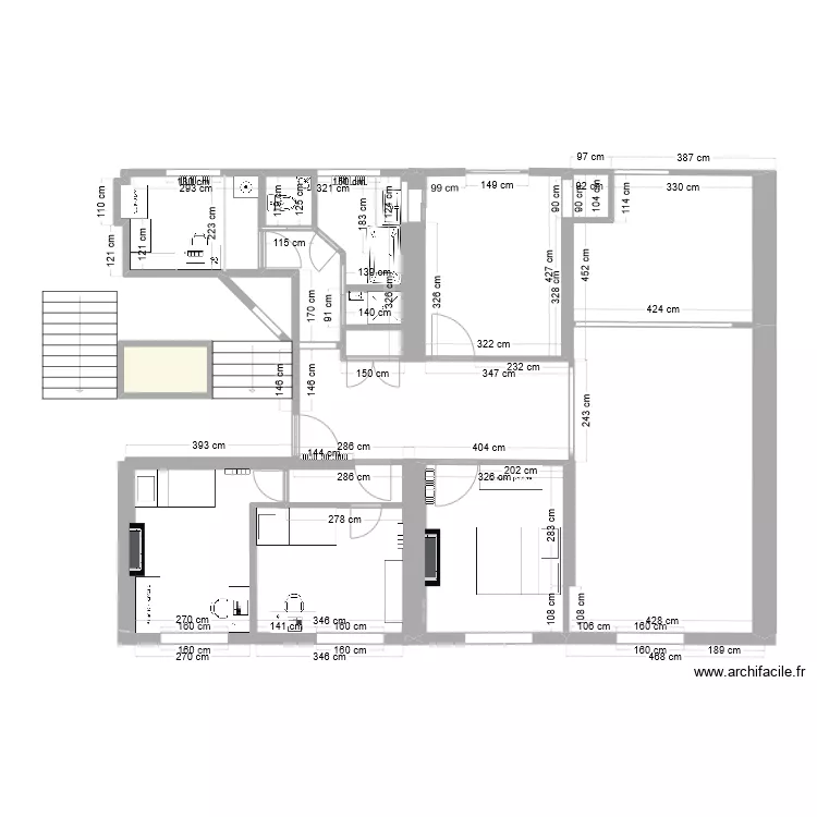 APPART BACO3. Plan de 