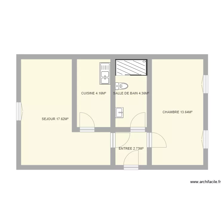 MARIE ST SULPICE. Plan de 