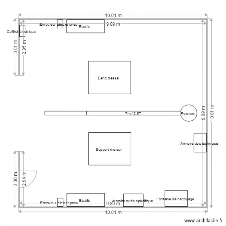 Cabine acoustique. Plan de 0 pièce et 0 m2