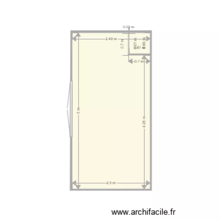 Plan studio Tholoze 1er. Plan de Plan studio Tholoze 1er. Plan de