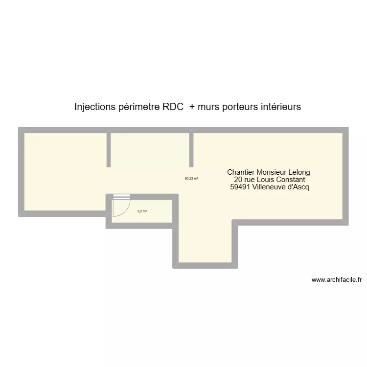 Plan M Lelong. Plan de 