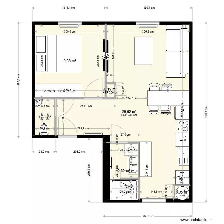 Villefranche . Plan de 