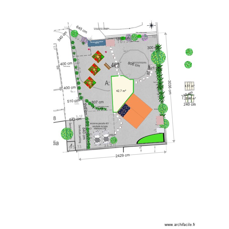 mouvements de terre. Plan de 0 pièce et 0 m2