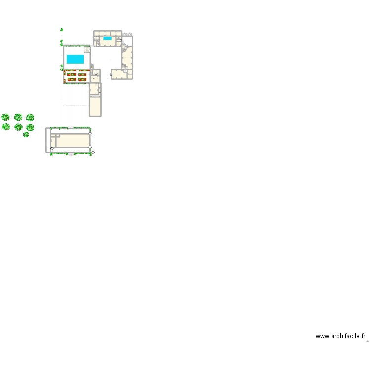 Plan global  2023 - 280823. Plan de 39 pièces et 1550 m2