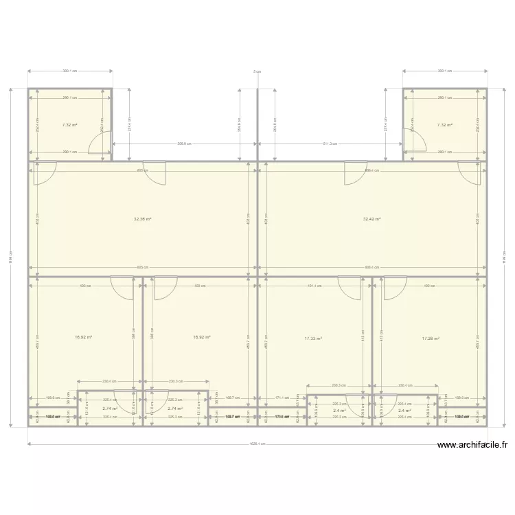 plan maison face cite. Plan de 