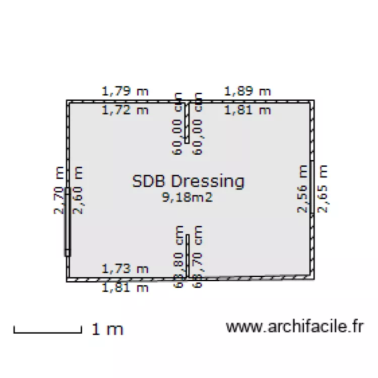 Dressing. Plan de 