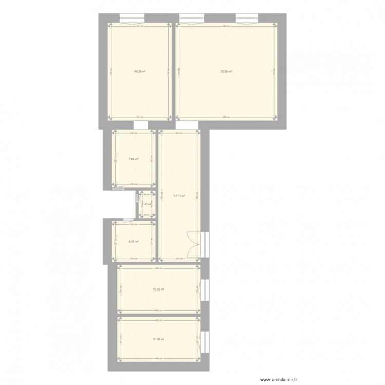 Damjanich Hernad 109m2 30M. Plan de 0 pièce et 0 m2