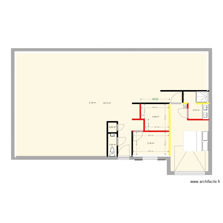 travaux_maison2. Plan de 7 pièces et 123 m2
