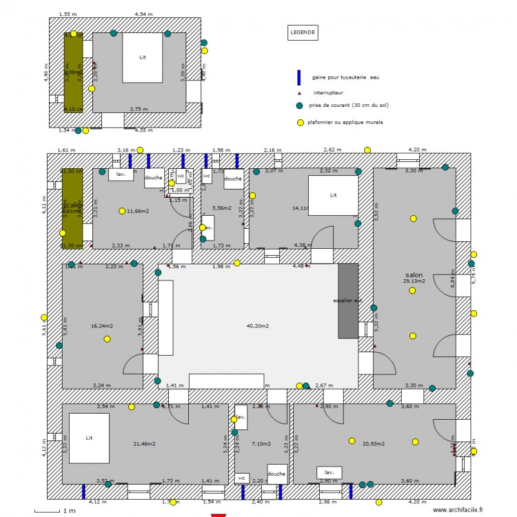 1402 Thies. Plan de 0 pièce et 0 m2