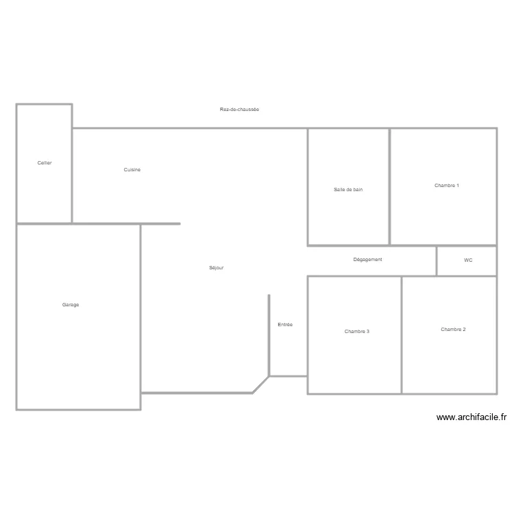 CHALANDRY ELAIRE 20 ECOLE. Plan de 