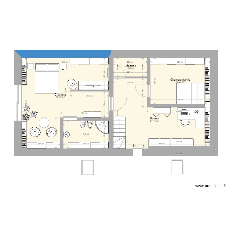 Chanteoiseau RDC1er ETAGE . Plan de 0 pièce et 0 m2