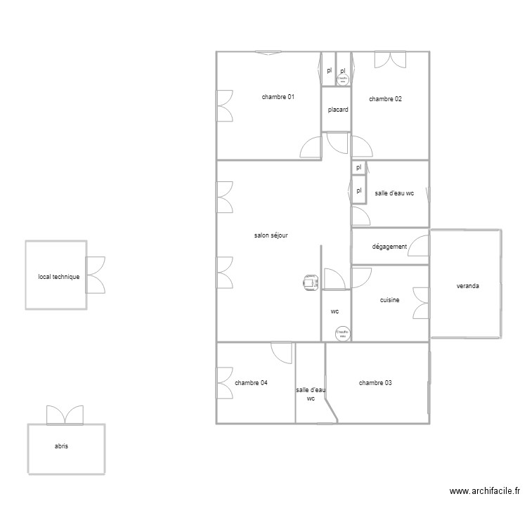 bojko am. Plan de 0 pièce et 0 m2