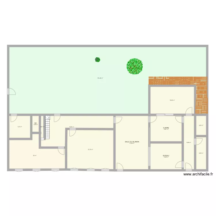 B&acirc;timent Voltaire Projet 1 VO3. Plan de 