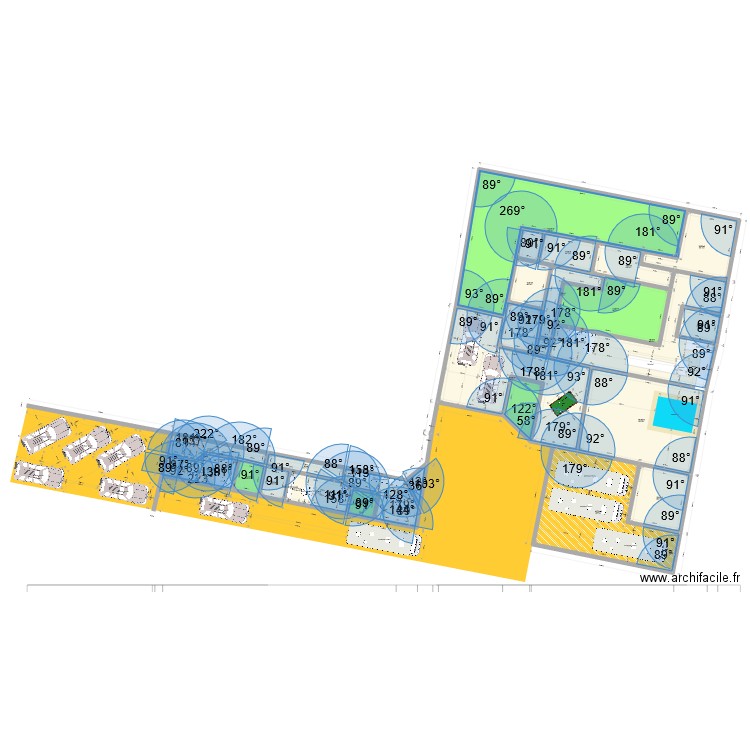 les landes6. Plan de 0 pièce et 0 m2