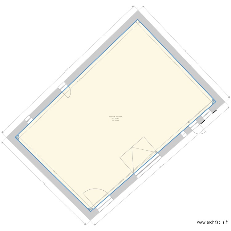 claudia sans fenetre . Plan de 0 pièce et 0 m2