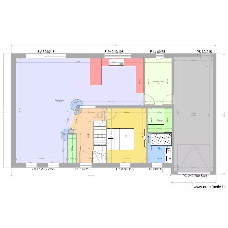 NICOTRA MARIN. Plan de 