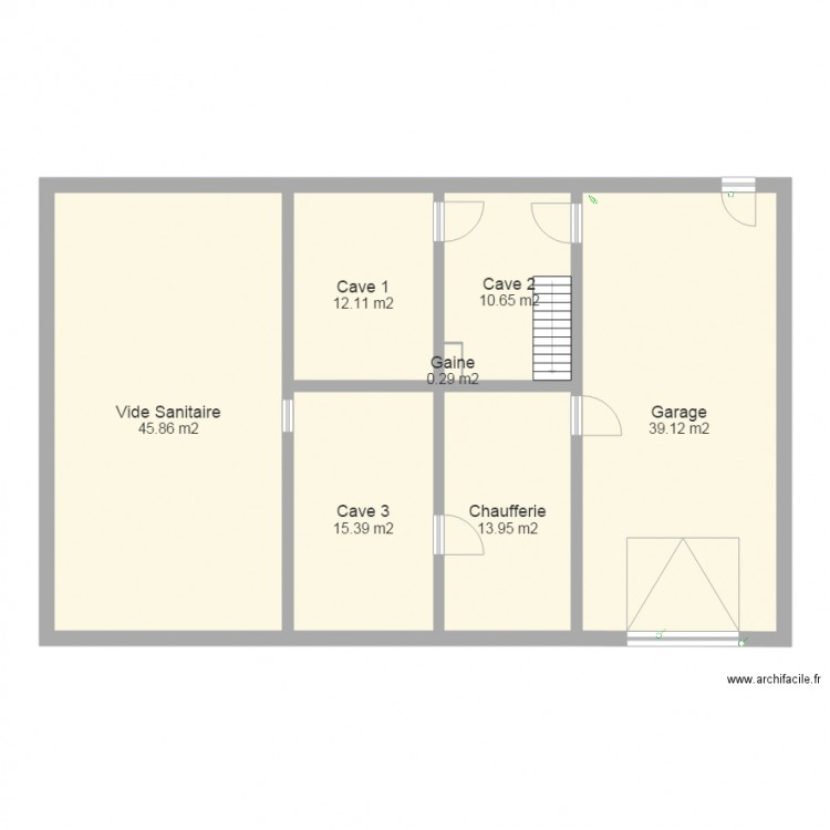 Sous Sol alarme. Plan de 0 pièce et 0 m2