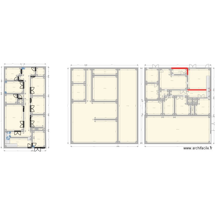 mamouchka 2. Plan de 33 pièces et 619 m2