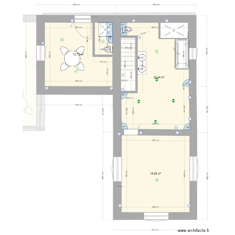 Petite maison Chessenaz. Plan de 0 pièce et 0 m2