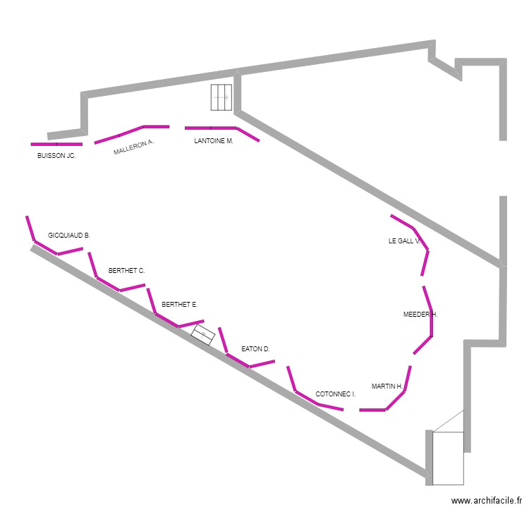 2023 Implantation PDC Stands en 3m (10+JCB - Baie libre). Plan de 0 pièce et 0 m2