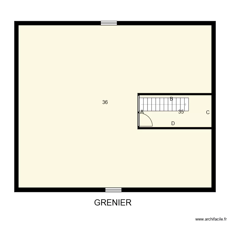 195329 SCI LES PRUNELLES. Plan de 