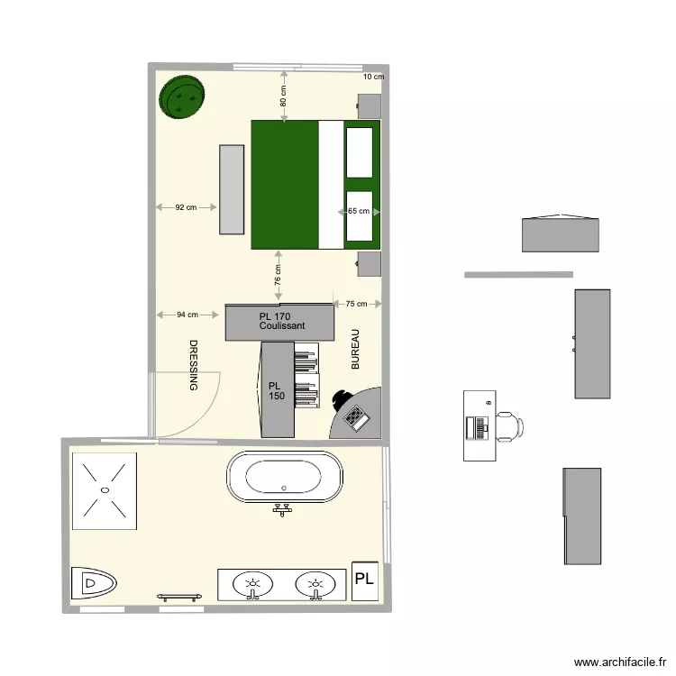 ARNOUL CHAMBRE 3.5. Plan de 