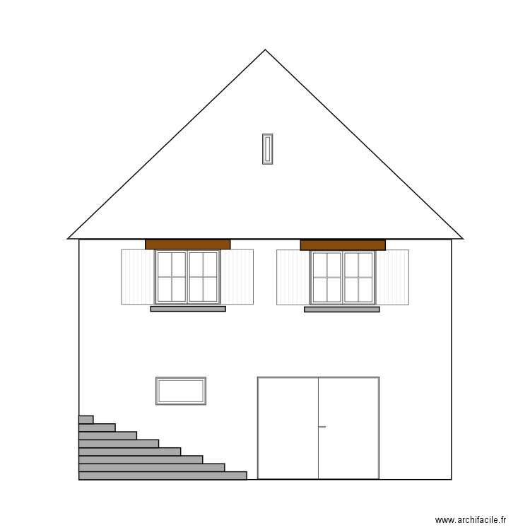 Facade est cible. Plan de 0 pièce et 0 m2