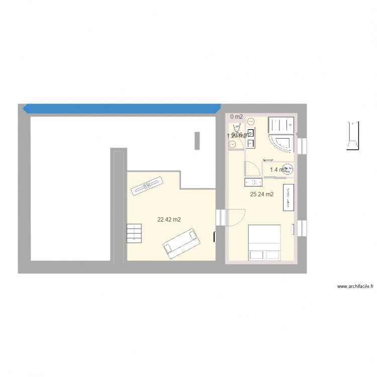 ETAGE VMC. Plan de 0 pièce et 0 m2