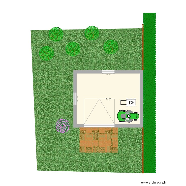 maison. Plan de 0 pièce et 0 m2