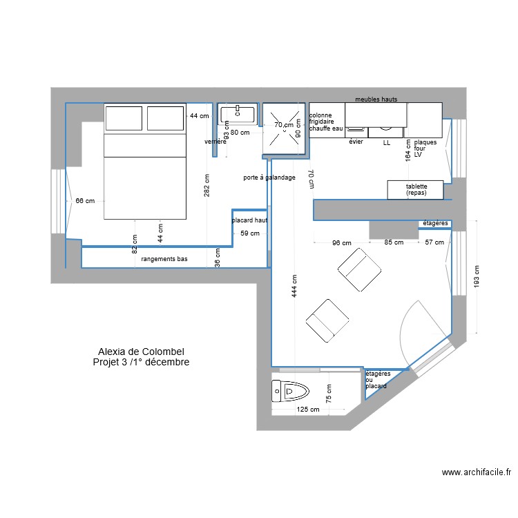 alexia projet 3 2 decembre. Plan de 0 pièce et 0 m2