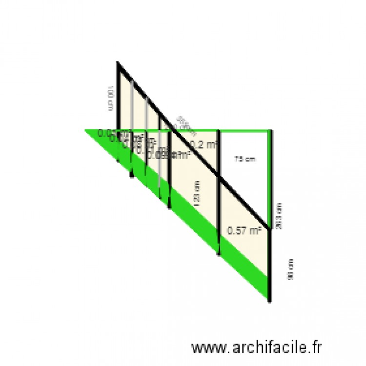 ballustrade escalier. Plan de 0 pièce et 0 m2