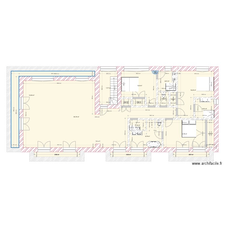 PLAN HAUTVILLE. Plan de 0 pièce et 0 m2