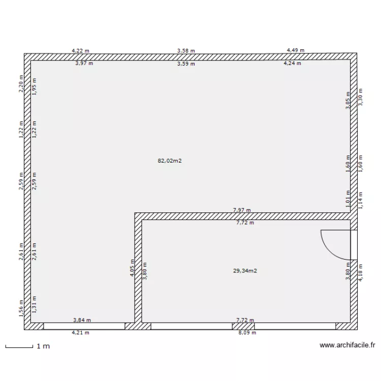 Guillebezy 2. Plan de Guillebezy 2. Plan de