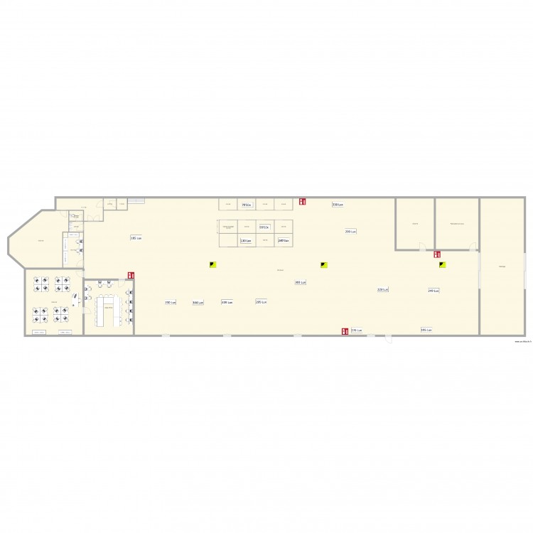 atelier luminausité. Plan de 0 pièce et 0 m2