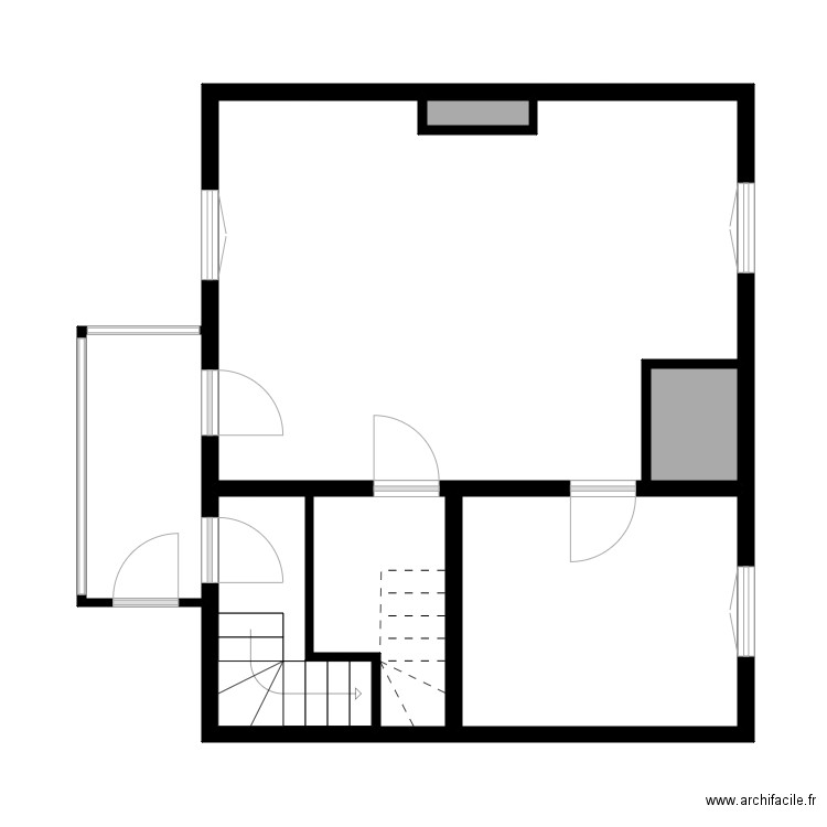 RDC LOUVIERS. Plan de 0 pièce et 0 m2