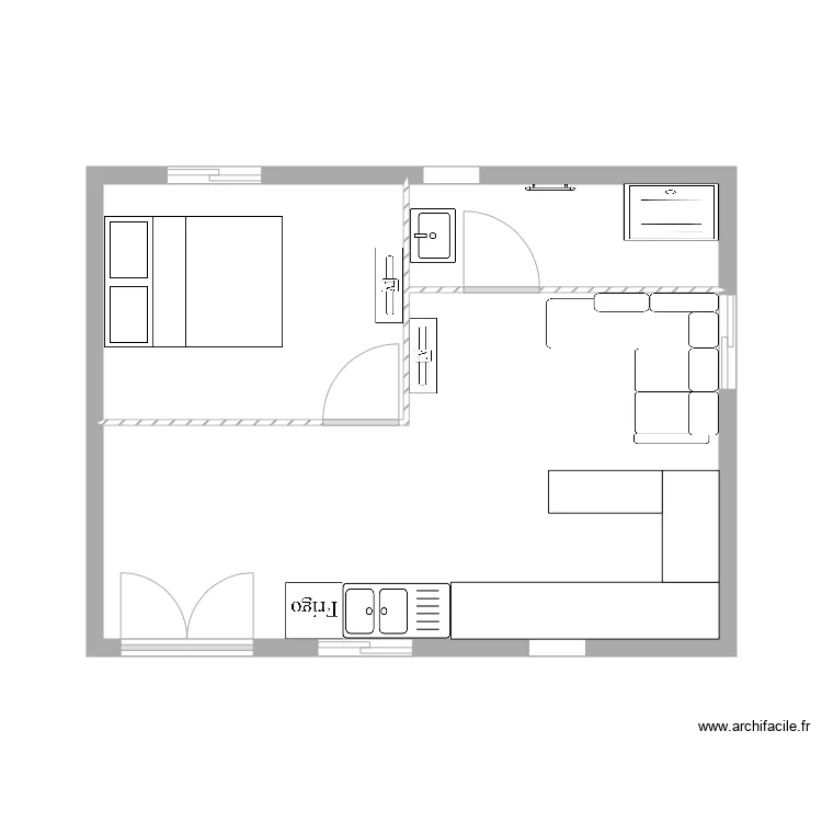mobil home 4. Plan de 