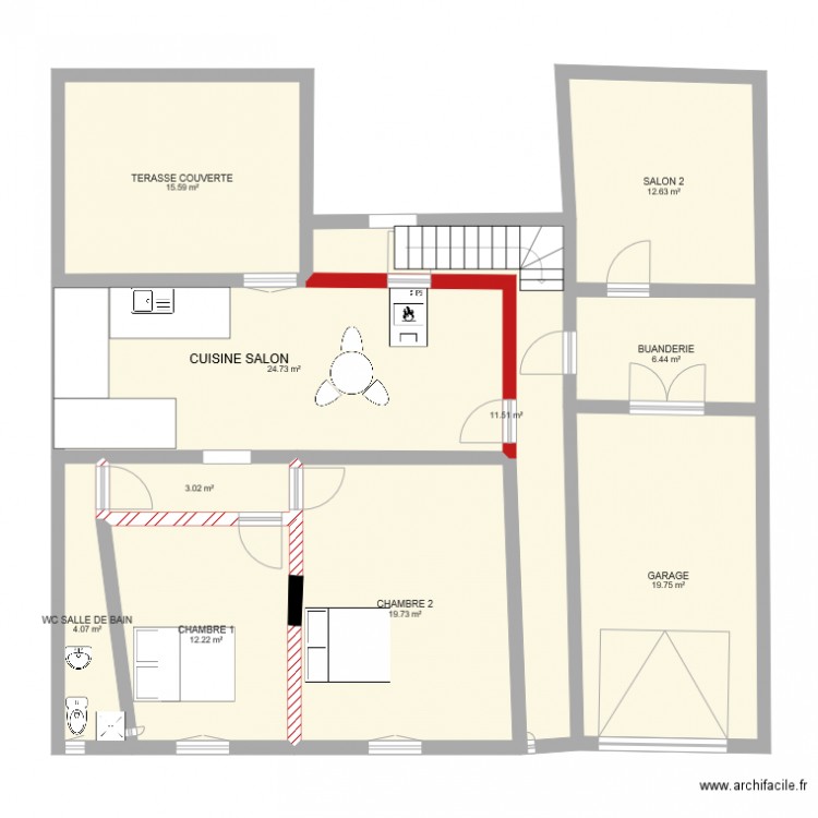 maison carmaux aoujil. Plan de 0 pièce et 0 m2