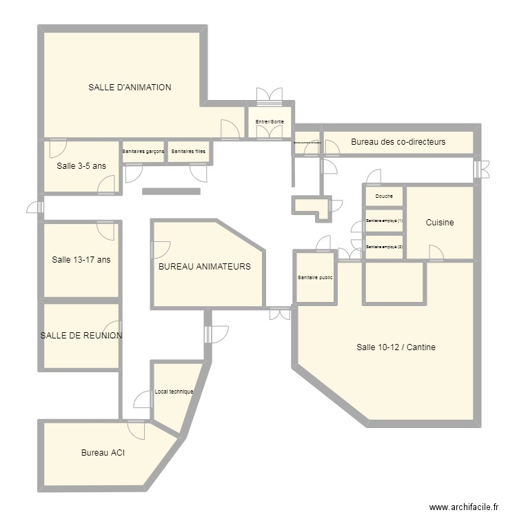 ASSOCIATION PARC DE MONTAUD. Plan de 0 pièce et 0 m2