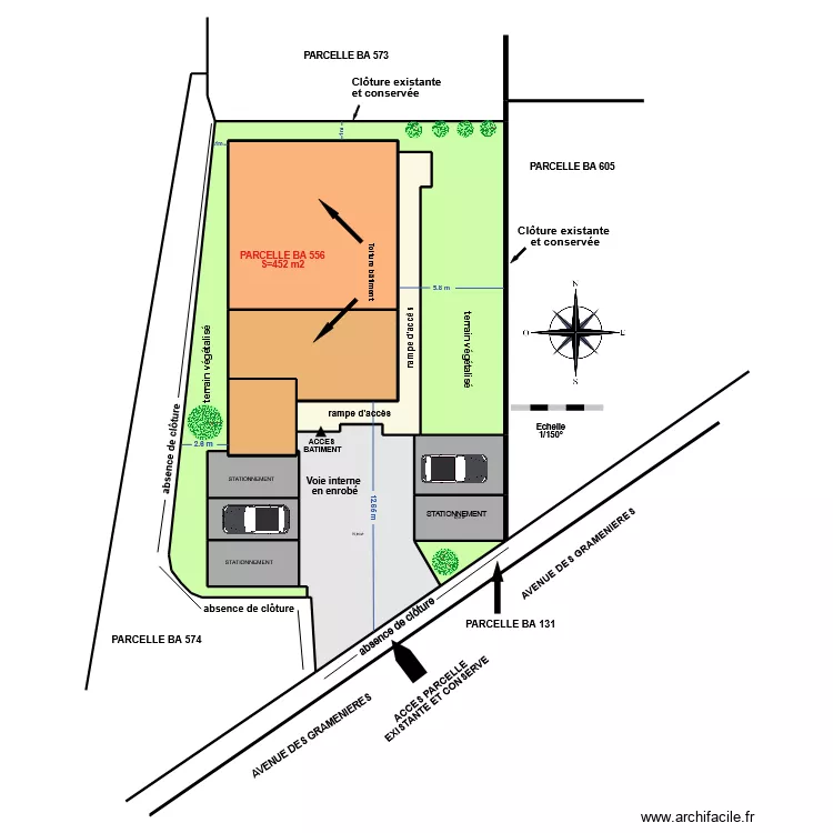DP LAFARE MASSE. Plan de 12 pièces et 453 m²