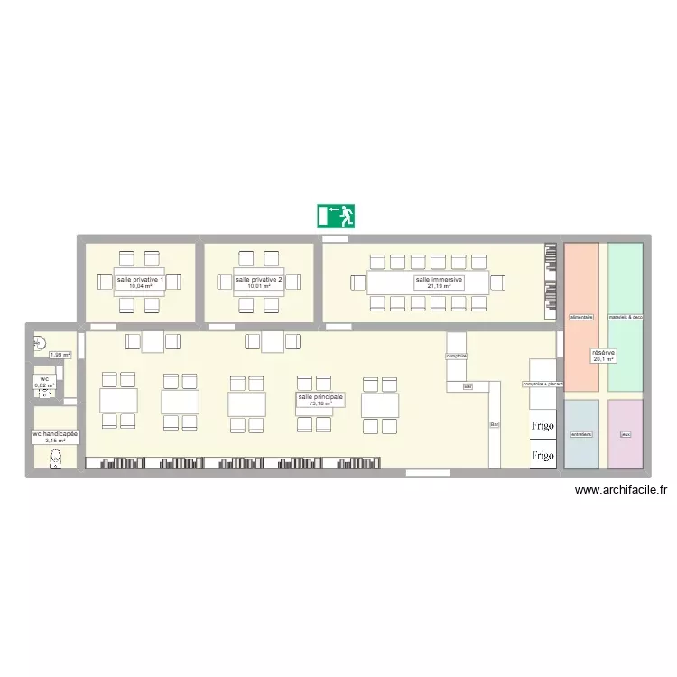 entreprenariat. Plan de 8 Pièces et 140 m² entreprenariat. Plan de 8 Pièces et 140 m²