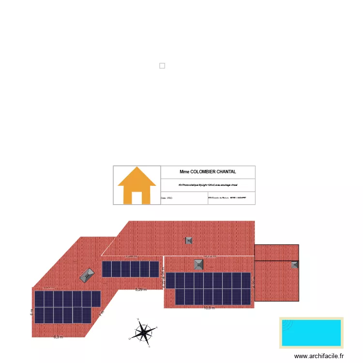 COLOMBIER CHANTAL 2 archi. Plan de 