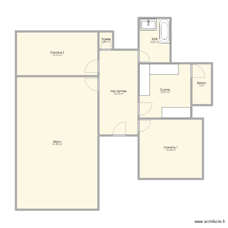 Barthélémy Vieillevoye 2/1. Plan de 0 pièce et 0 m2