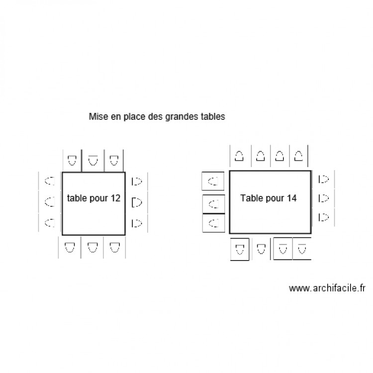 plan de table maison. Plan de 0 pièce et 0 m2