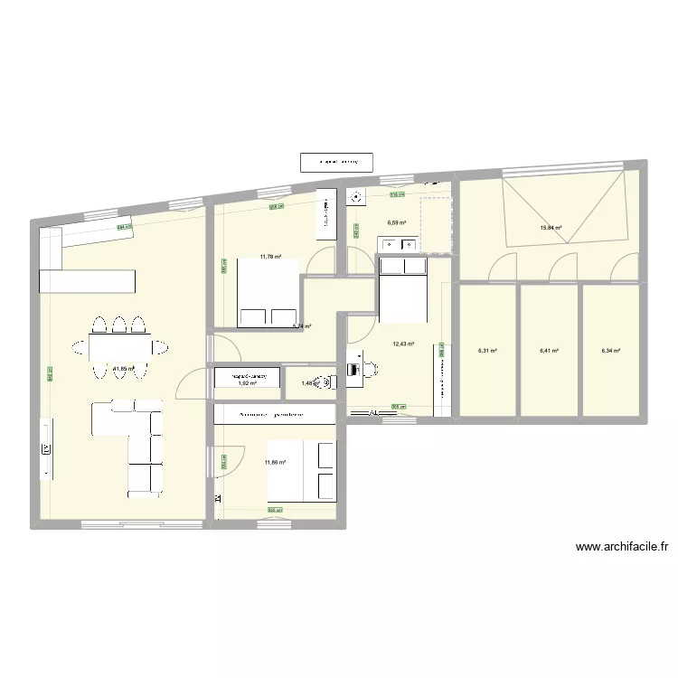 Bag&eacute;. Plan de 