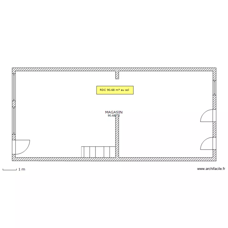 PONTIER RDC. Plan de PONTIER RDC. Plan de
