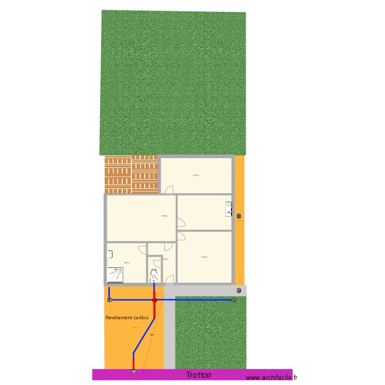 11 Corneille Fouquières-lès-Lens. Plan de 6 pièces et 131 m2