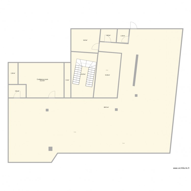 Plan bureau base. Plan de 0 pièce et 0 m2